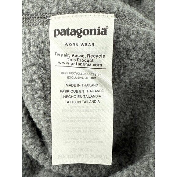Patagonia Mens Better Sweater 1/4-Zip Pullover XXL Gray - Picture 9 of 12